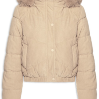 Jaqueta Puffer Feminina - Bege