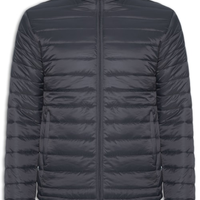 Jaqueta Masculina Puffer Com Saquinho - Cinza