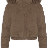 Jaqueta Puffer Feminina - Marrom