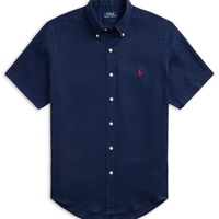 Camisa Masculina Manga Curta Classic Logo - Azul