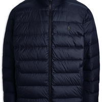 Jaqueta Masculina Puffer Classic Logo - Azul