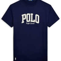 Camiseta Masculina Manga Curta Polo Big Logo - Azul