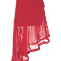 Saia Veggie Assimétrica - Vermelho