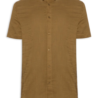 Camisa Masculina New Texture Color - Marrom