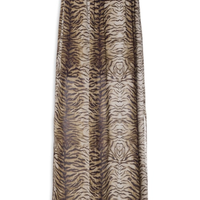 Saia Feminina GGT Estampa Felin - Marrom