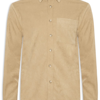 Jaqueta Masculina Overshirt Twill - Bege