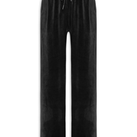 Calça Feminina De Moletom Plush - Preto