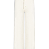 Calça Feminina Peluciada Em Tricot - Bege