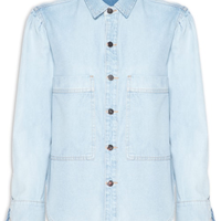 Camisa Jeans - Azul