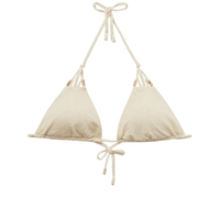 Parte De Cima De Biquíni Cortininha Wild Jungle - Off-White