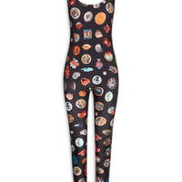 Macacão Catsuit Feminino - Preto