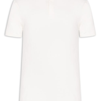 Polo Masculina Slim Gola Portuguesa - Branco