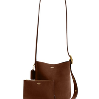 Bolsa Feminina Bleecker Bucket Suede - Marrom