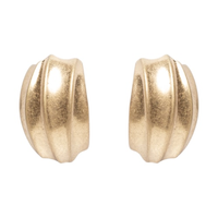 Brinco Feminino Fosco - Dourado