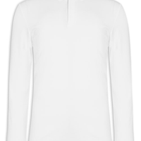 Polo Masculina Térmica Manga Longa - Branco