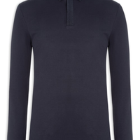 Polo Masculina Térmica Manga Longa - Azul