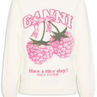 Suéter Feminino Graphic Wool - Off White