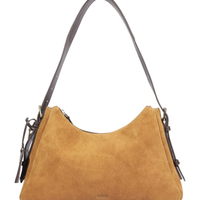 Bolsa Feminina Suede Média - Marrom