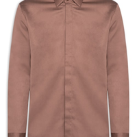 Camisa Masculina Social Austin Slim Fit - Marrom