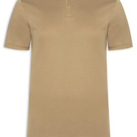 Polo Masculina Bomber Com Zíper Interlock - Bege
