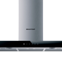 Coifa Tbox Parede Brastemp 90cm Inox - Bae90ar 220V