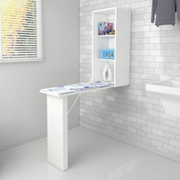 Armário Multiuso com Tábua de Passar Retrátil TP3030 Branco