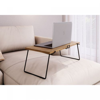 Mesa para Notebook Dobrável com Suporte de Smartphone 62cm Vermont E Preto Vermont/Preto