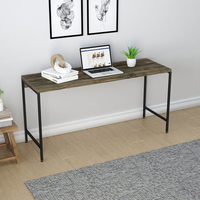 Escrivaninha Mesa Escritório Active 150cm Industrial Yescasa Carvalho Dark Carvalho Dark