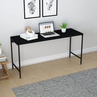 Escrivaninha Mesa Escritório Active 150cm Industrial Yescasa Preto Onix