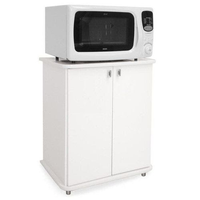 Balcão para Cozinha 2 Portas com Pés e Tampo ASM152 Branco