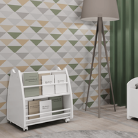 Porta-livros Infantil Montessori Branco