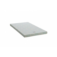 Colchonete Solteiro Ortobom D20 Physical 88x188x4 Branco/Azul