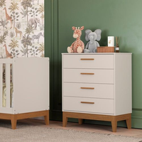 Cômoda Gaveteira para Quarto de Bebê Flip Areia Fosco