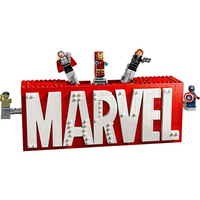 LEGO® Marvel - Logo e Minifiguras