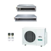 Ar-Condicionado Multi Split Inverter Fujitsu 23.000 (1x Evap Duto 12.000 + 1x Evap Duto 18.000) Quente/Frio 220V