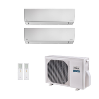 Ar-Condicionado Multi Split Inverter Fujitsu 18.000 BTUs (2x Evap HW 7.000) Quente/Frio 220V