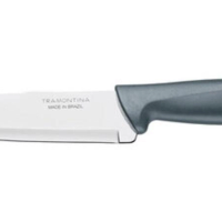 Faca Chef Tramontina Plenus 6" Aço Inox Cabo Cinza