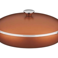 Frigideira Tramontina Lyon Em Alumínio Com Revestimento Starflon Dourado 32cm