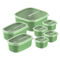 Conjunto De Potes Tramontina MixColor 7 Peças Verde Sálvia
