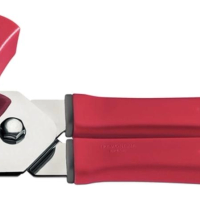 Abridor De Latas Tramontina Vermelho Em Aço Inox Utilitá