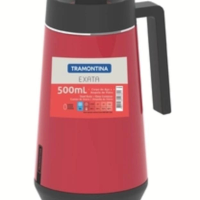 Bule Térmico Tramontina Exata Vermelho Em Aço Inox 500ml