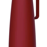 Bule Térmico Tramontina Exata Vermelho Com Ampola De Vidro 1 Litro