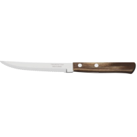Faca Para Churrasco Tramontina 5" Inox Cabo Polywood Castanho