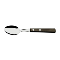 Colher Sobremesa Tramontina Polywood Castanho Inox