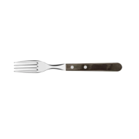 Garfo Tramontina Churrasco Aço Inox Cabo Castanho