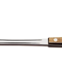 Concha Tramontina Inox Polywood Cabo Castanho