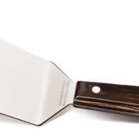 Espátula Para Fritura Tramontina Polywood 5" Aço Inox Castanho