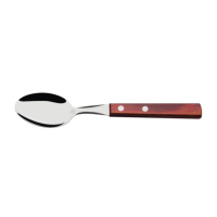 Colher Sobremesa Tramontina Polywood Vermelho Inox