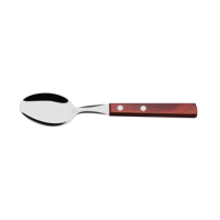 Colher Chá Tramontina Polywood Vermelho Inox