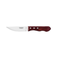 Faca Jumbo Em Inox Tramontina 5" Cabo Vermelho Polywood